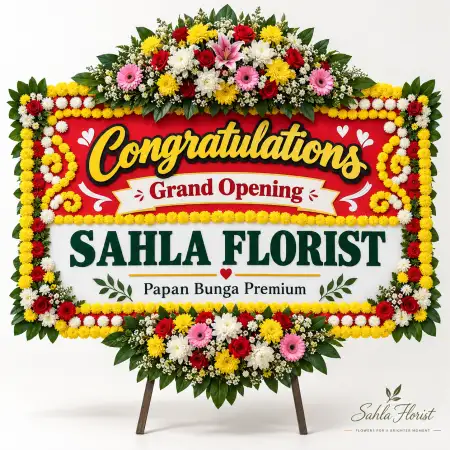 Papan Bunga Ucapan Selamat Raffles Hills